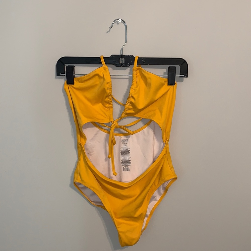 PINK Cutout Swimsuit